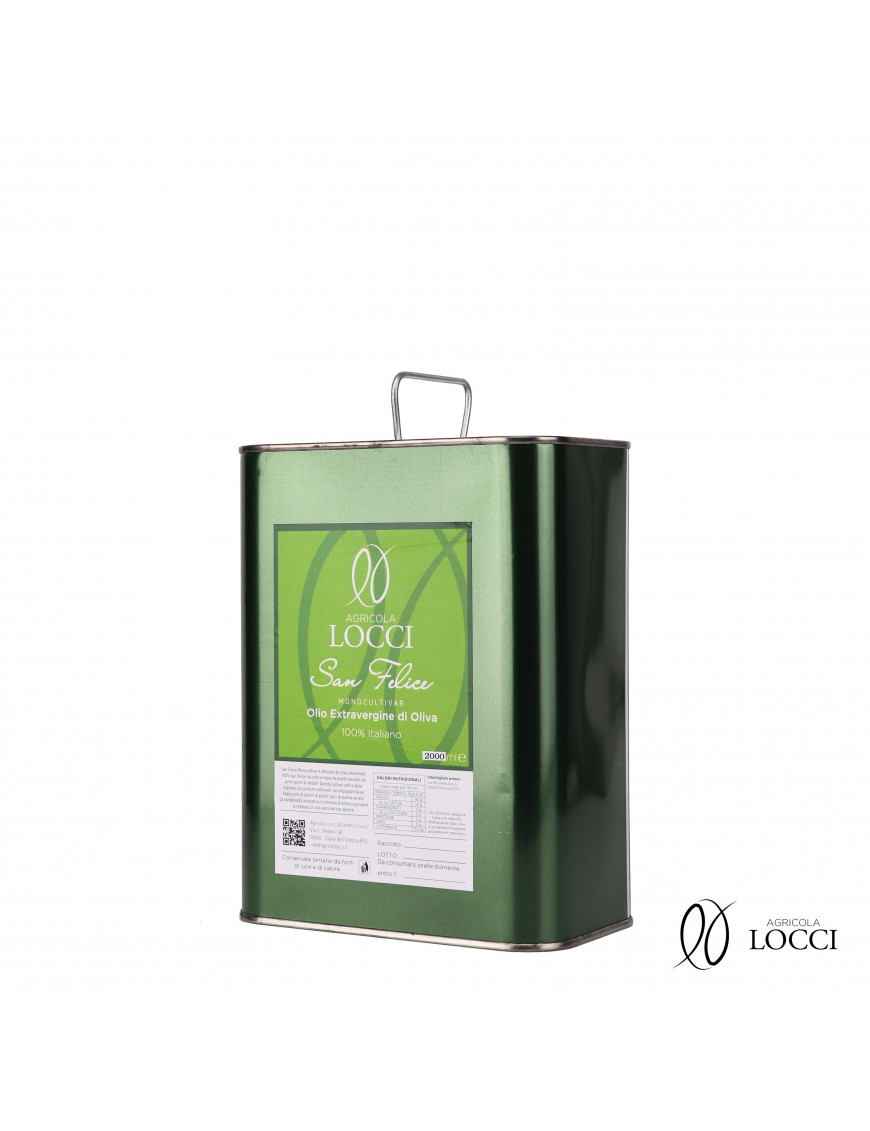 Can of Monocultivar Extra Virgin Olive Oil |San Felice (2L) Can of Monocultivar Extra Virgin Olive Oil |San Felice (2L)