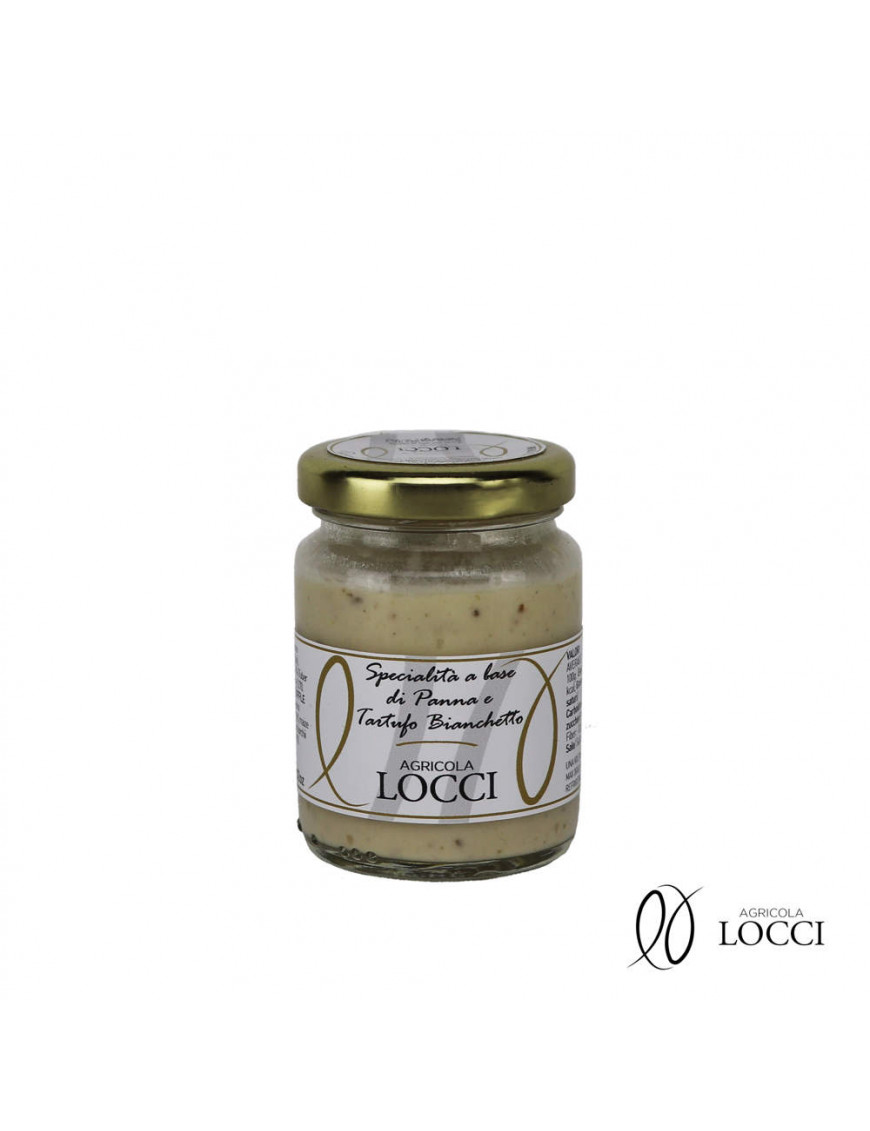 Bianchetto truffle cream and cream in a jar