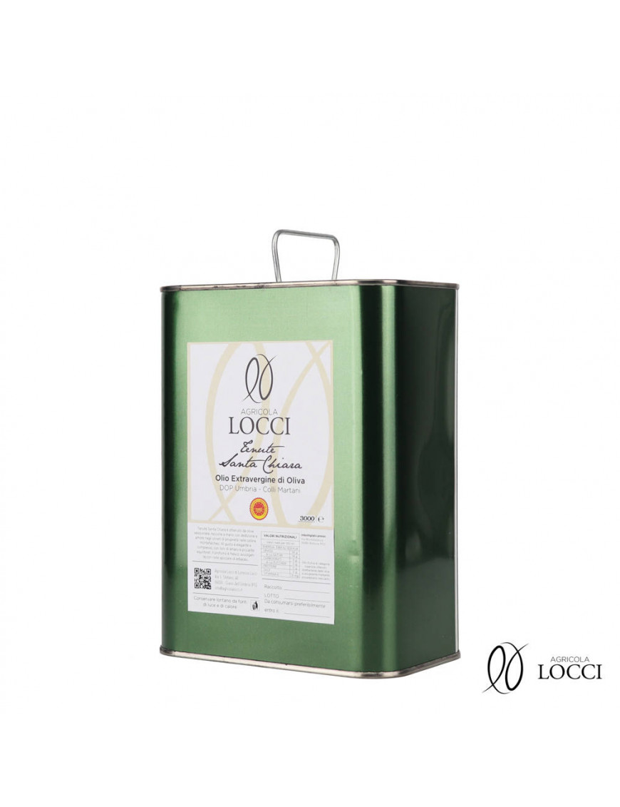 Umbrian extra virgin olive oil DOP in a Can|Tenute Santa Chiara - Agricola Locci Umbrian extra virgin olive oil DOP in a Can|Tenute Santa Chiara - Agricola Locci