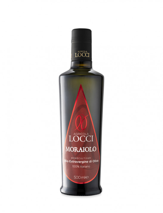 Monocultivar moraiolo in bottiglia da 500 ml