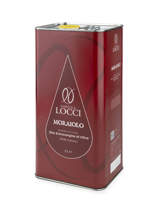 Monocultivar Moraiolo in lattina da 5 litri Monocultivar Moraiolo in lattina da 5 litri